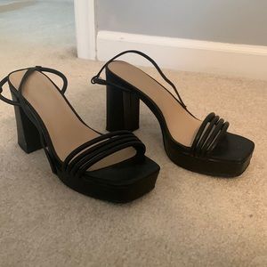 rampage black heels